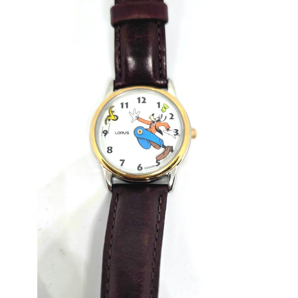 Vintage Disney‎ Goofy Lorus Quartz Watch - Y167-X001 Movement Japan